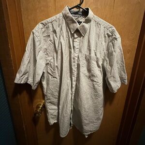 Bogari Casual Men's Short Sleeve Striped Shirt